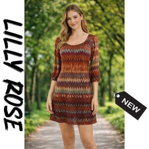 NEW LILLY ROSE xs Fall dress size Xs